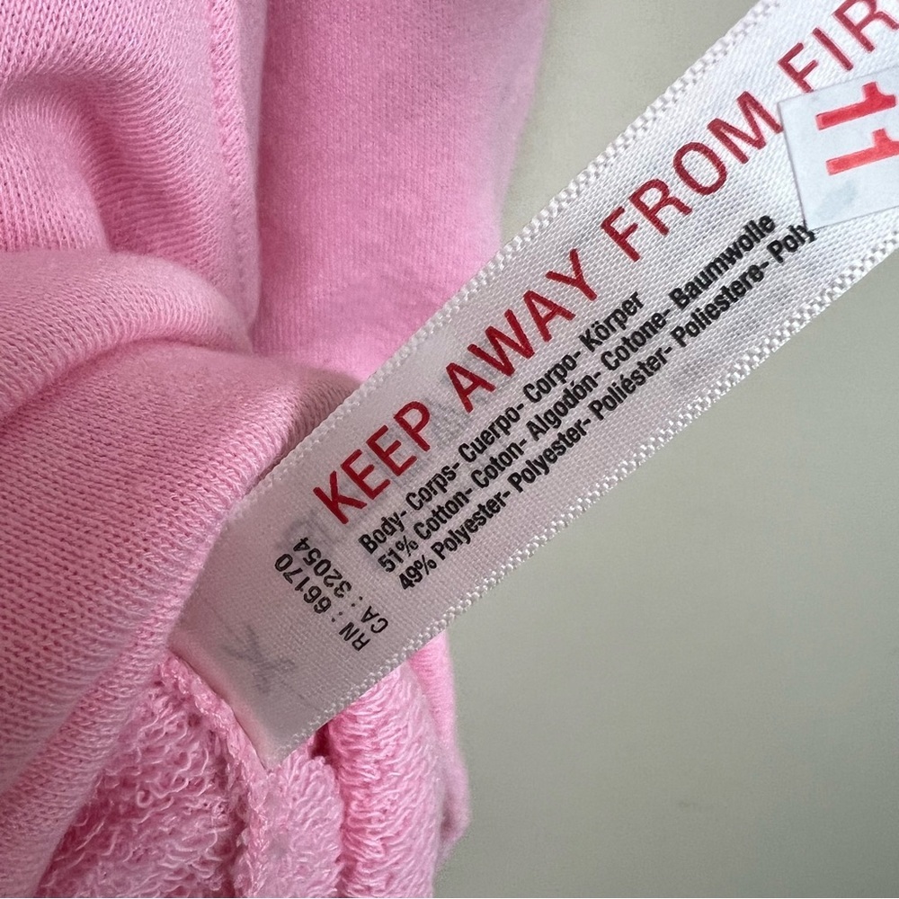 Free People Movement On The Run Sweatshirt Pink Oversized V-Neck S - Picture 7 of 9